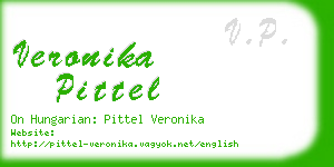 veronika pittel business card